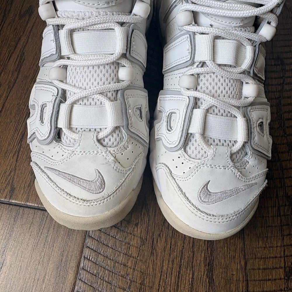 Nike Air More Uptempo GS Size 3,5Phantom Iron Ore White DM1023-001 Sneakers Shoe - Picture 4 of 11